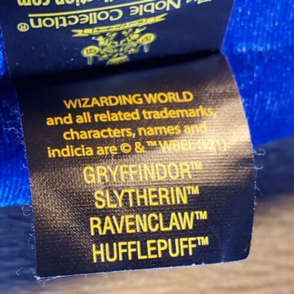 Harry Potter The Noble Collection Ravenclaw Blue Velvety Pillow Silky Pouch EUC - Picture 12 of 12